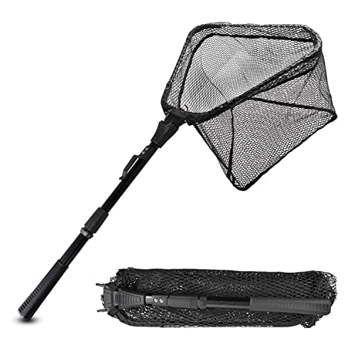 37in Full - Foldable - Black - Telescopic Pole