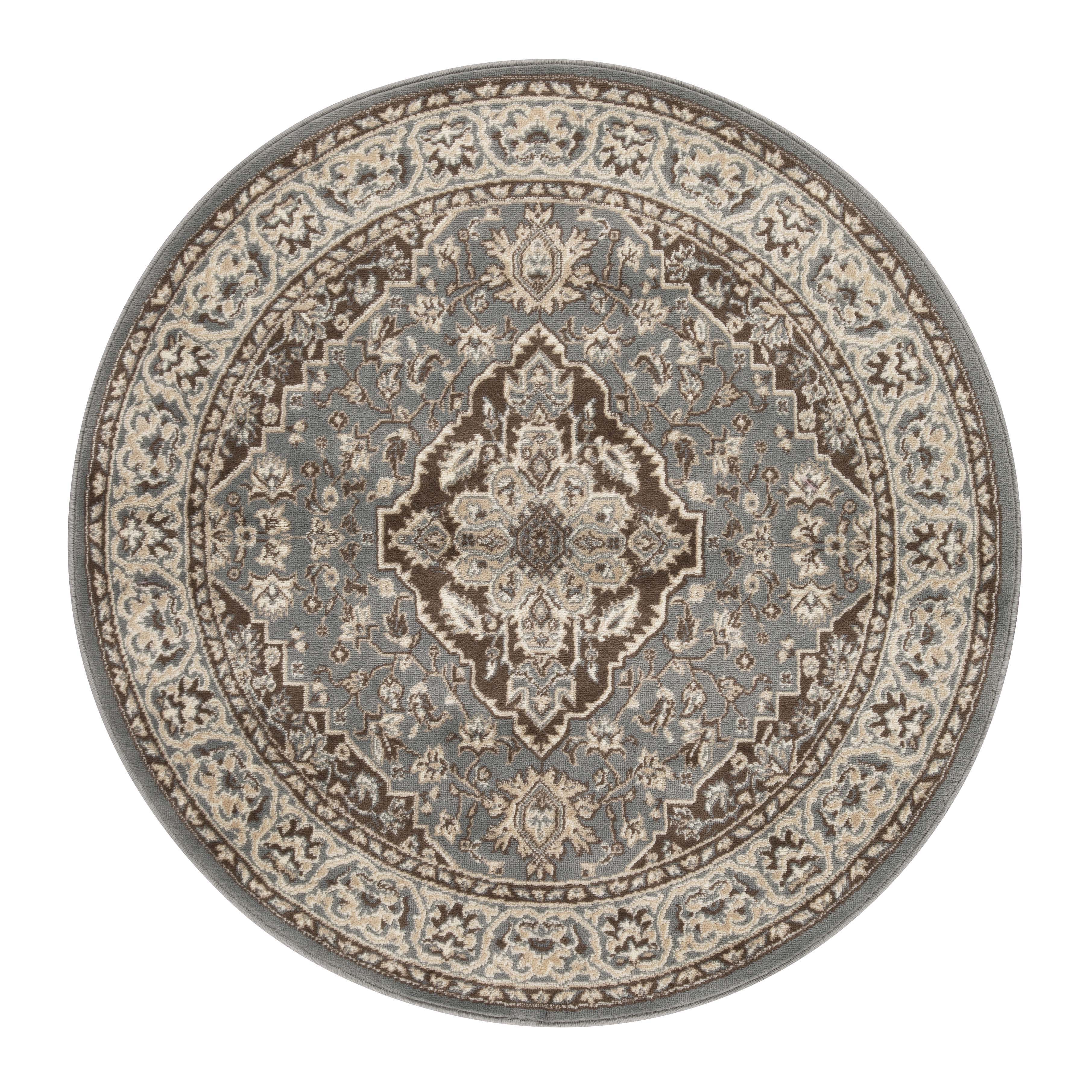 Glendale Traditional Floral Medallion Indoor Area Rug - Non-Slip Living Room Carpet, Bedroom Runner for Home Decor | Perfect for Hallway, Dining Room & Cozy Spaces