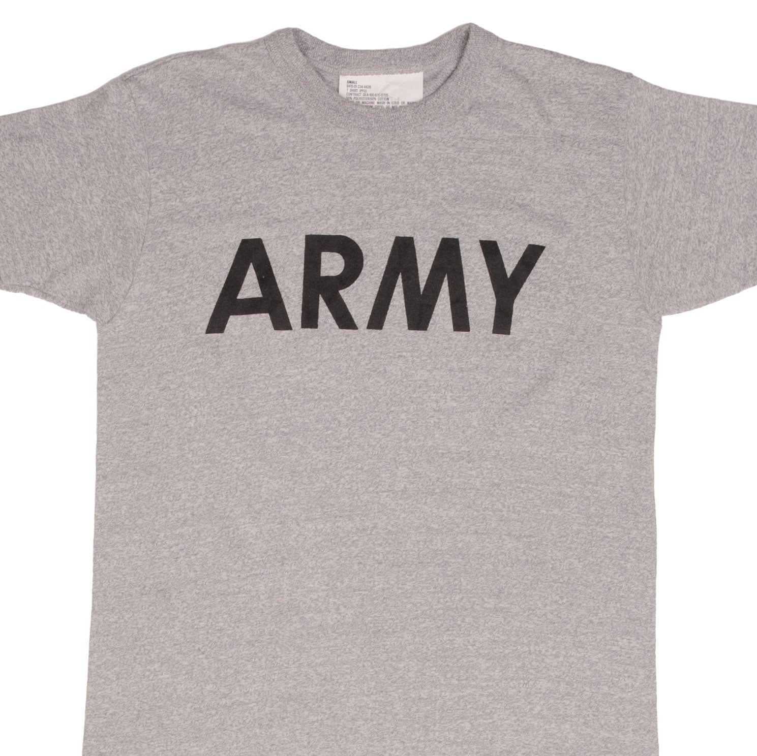 Vintage 1987 US Army Physical Training Champion T-Shirt - Small Size, Made in USA - Military Apparel for Workouts & Casual Wear
