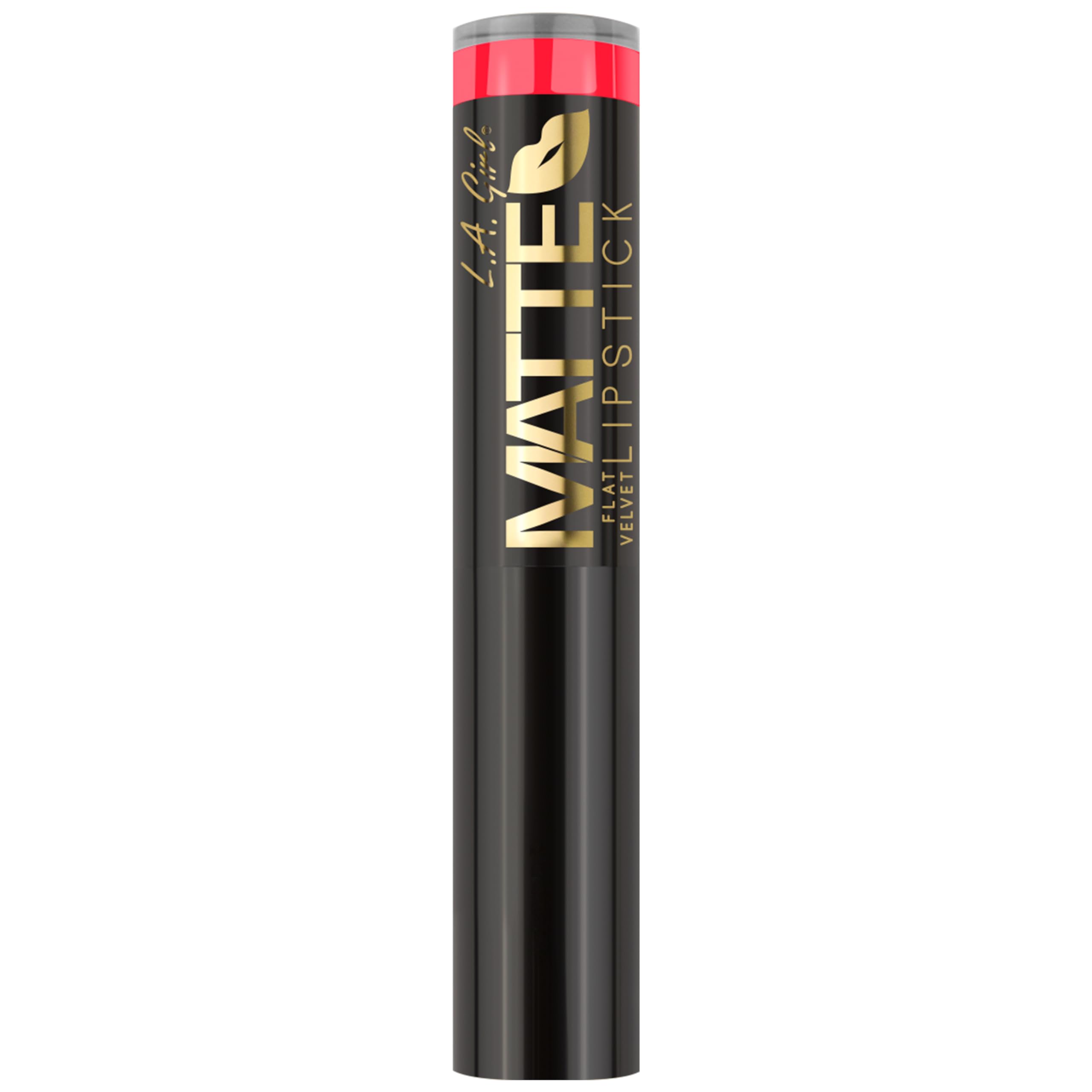 L.A. GIRL Matte Flat Velvet Lipstick - Hot Stuff Red Long Lasting Liquid Lipstick for Women, Perfect for Date Night & Special Occasions
