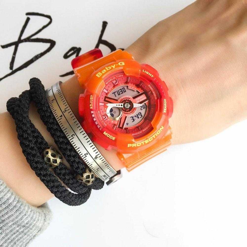 Casio Baby-G BA-110JM-4ADR Digital Sport Watch for Women - Shock Resistant, Water Resistant, LED Light - Perfect for Running, Swimming & Outdoor Activities