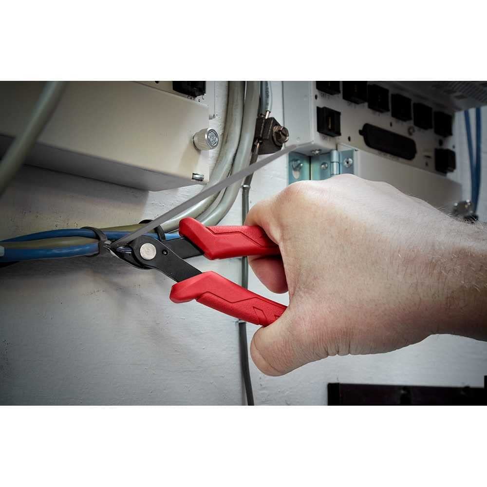 48-22-6105 Mini Flush Cut Pliers - Precision Side Cutters for Milwaukee Tools | Ideal for Jewelry Making, Electronics Repair & DIY Crafts