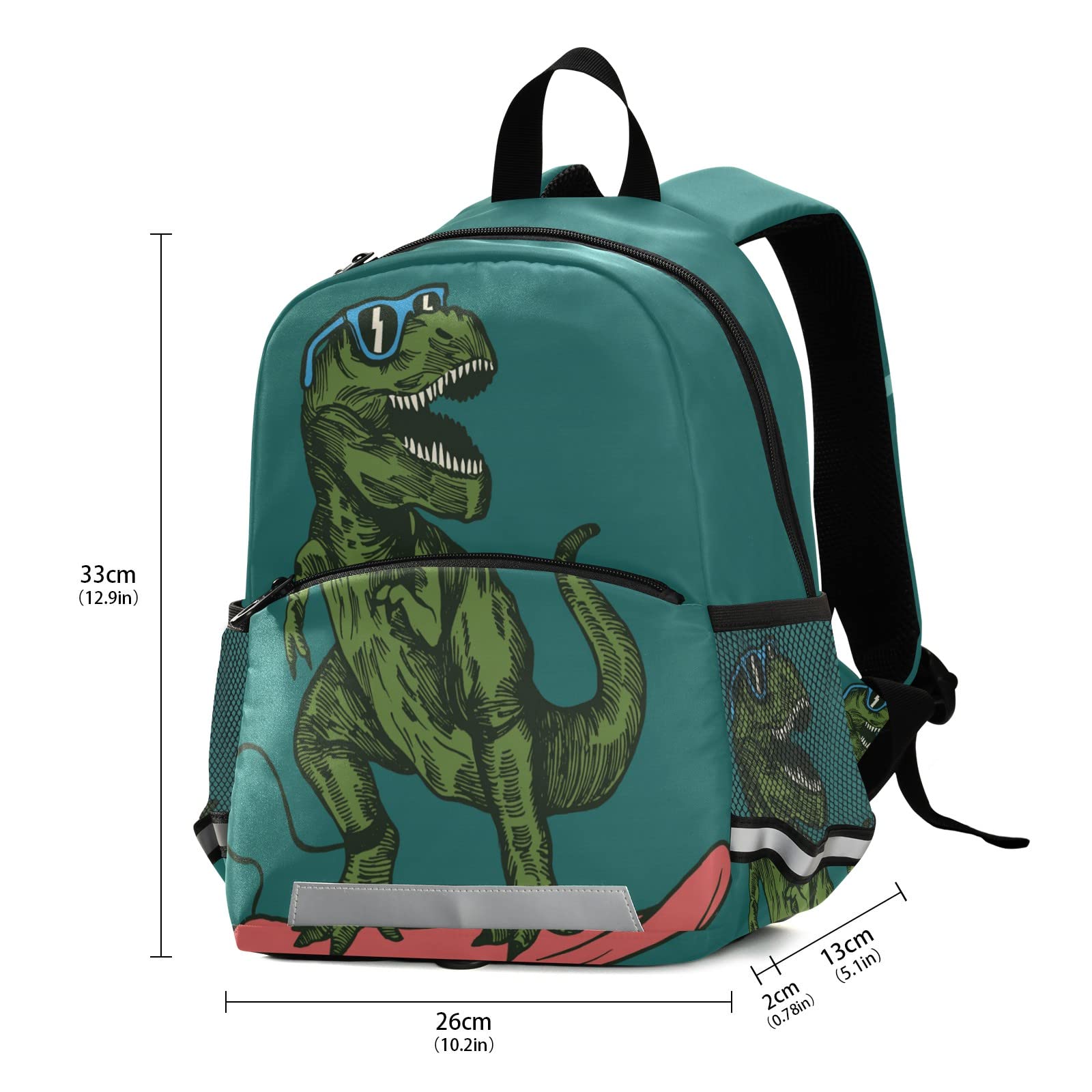 SUABO Dinosaur Backpack for Boys & Girls - Cute Kids Backpack for Preschool, Kindergarten & Elementary School - Perfect for School, Travel & Outdoor Adventures
