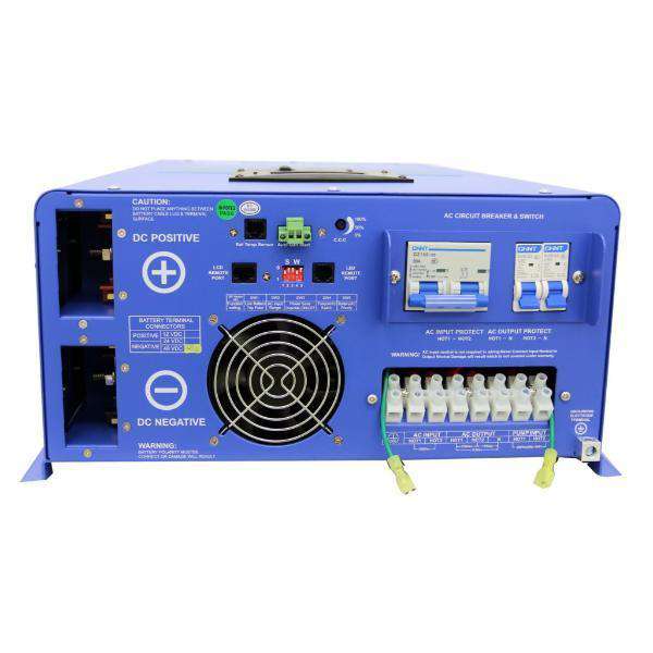 Aims Power PICOGLF120W48V240VS 12000W Pure Sine Wave Inverter Charger with ETL Certification - Perfect for RVs, Boats, Off-Grid Solar Systems & Emergency Backup Power