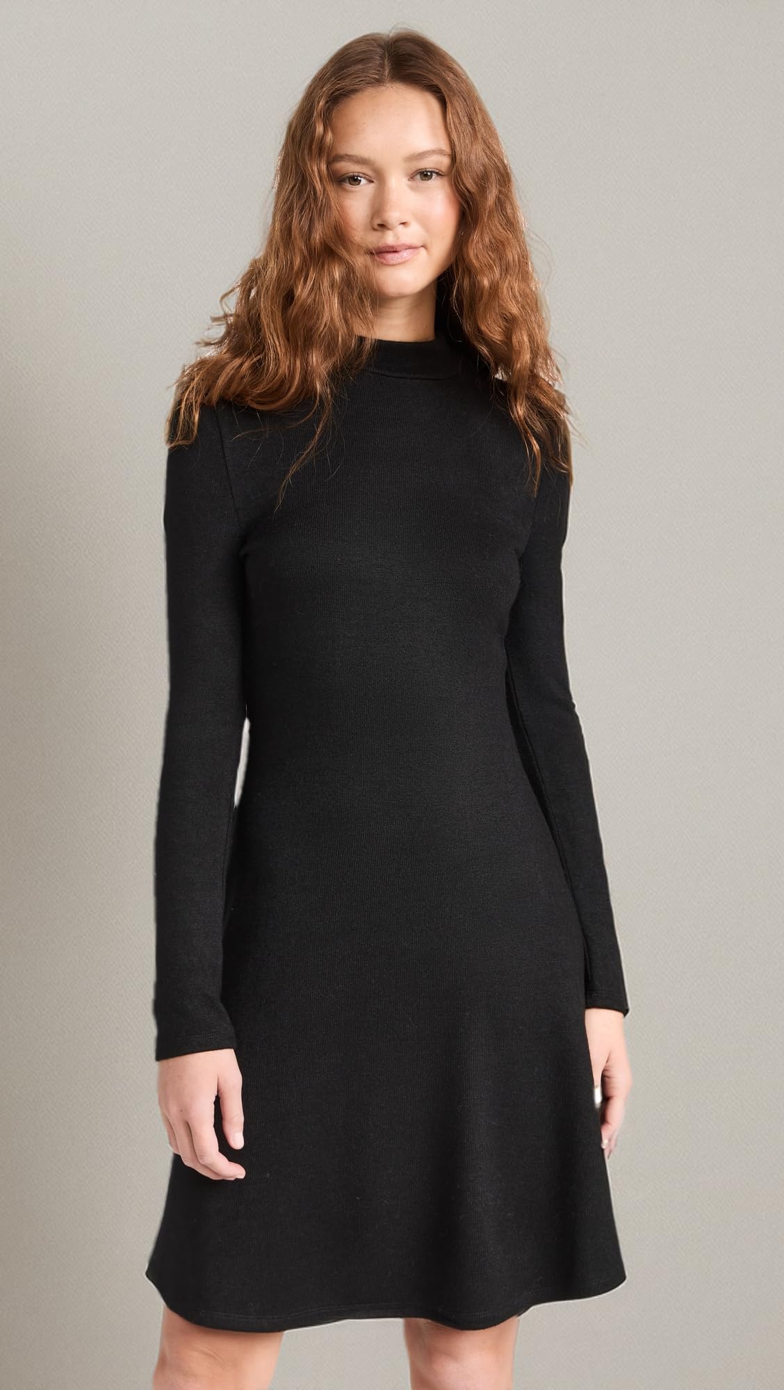 Vince Women's Long Sleeve Short Dress - Elegant Casual Mini Dress for Spring & Fall | Perfect for Office, Date Night & Weekend Outings