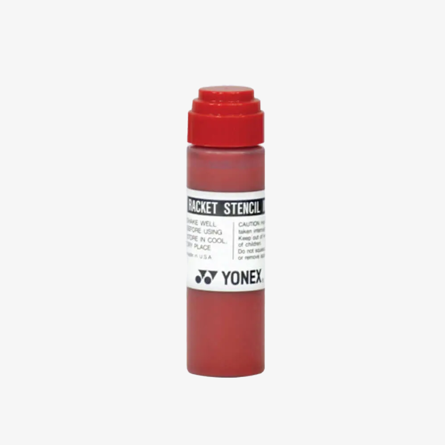 Yonex Stencil Ink Red - High-Quality Badminton & Tennis Racket Grip Marking Ink - Perfect for Court Sports & Equipment Customization