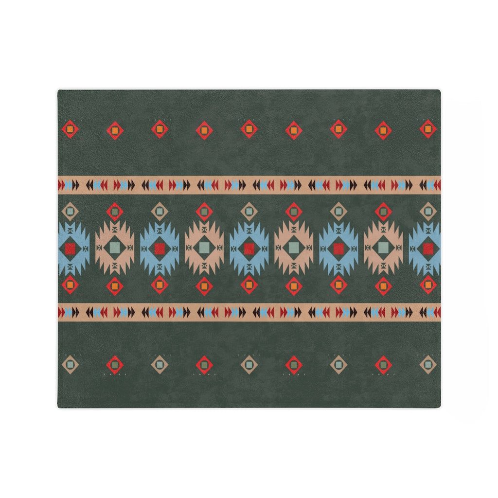Soft Velveteen Minky Blanket - Cadillac Creek Polyester Throw in 3 Sizes | One-Sided Print Cozy Blanket for Baby, Kids & Adults | Perfect for Nursery, Bedroom, Couch & Gift Giving