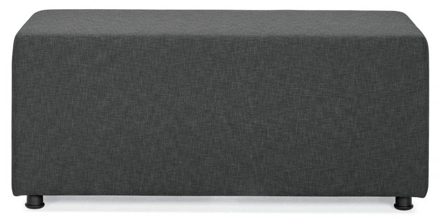Modular Ottoman with Storage - Rectangular Shape for Living Room & Office - OTG13011 by Office To Go - Perfect for Extra Seating & Home Organization