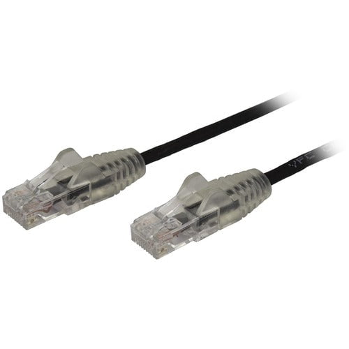 1.5M Cat6 Ethernet Cable - Slim Patch Cord with Snagless RJ45 Connectors, 28AWG, Black (N6PAT150CMBKS) - High-Speed Gigabit Network Cable for Home, Office & Gaming Setup