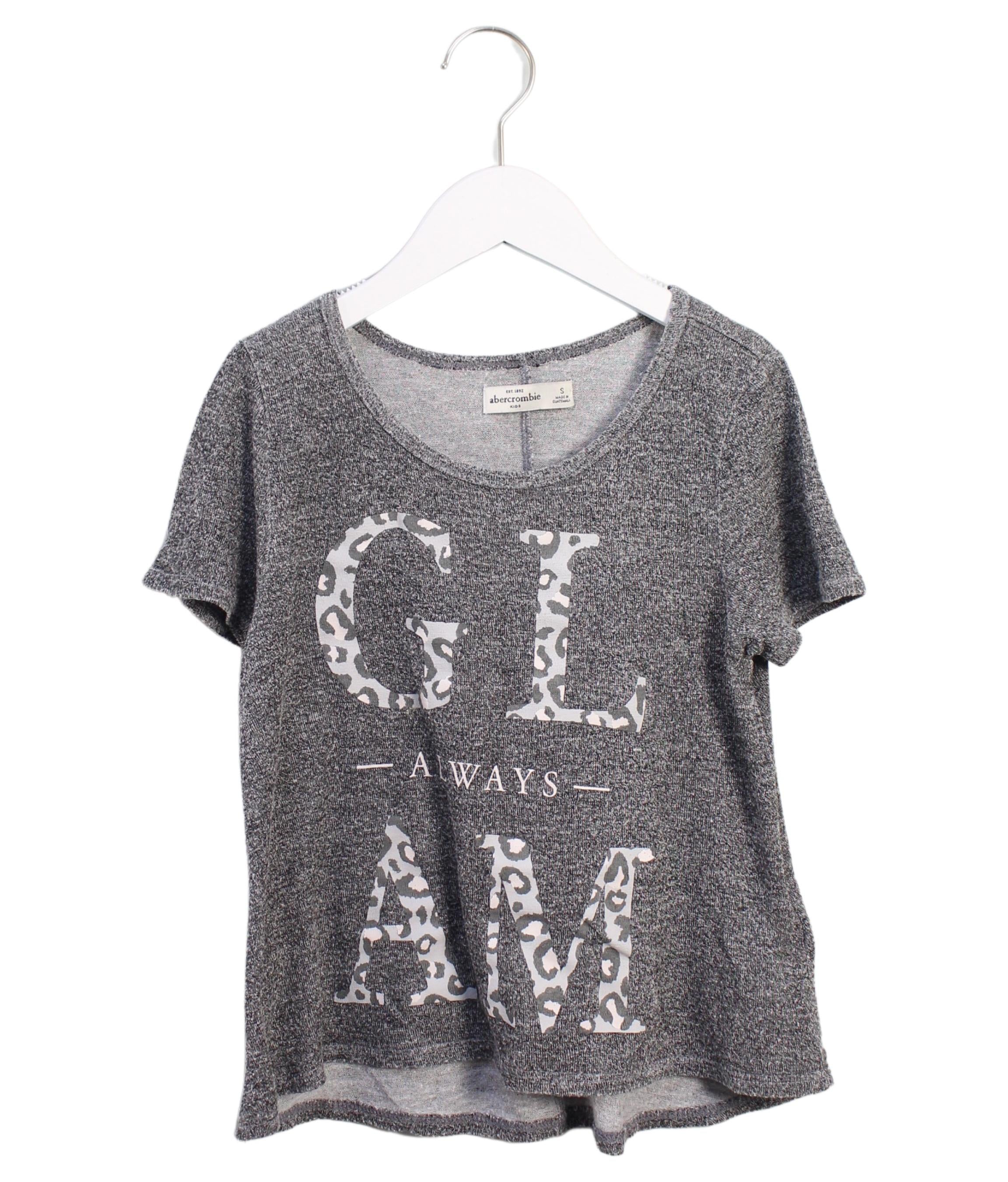 Abercrombie & Fitch Girls' Short Sleeve Graphic T-Shirt for Teens - Soft Cotton Casual Top for School & Everyday Wear | Age 12 Years