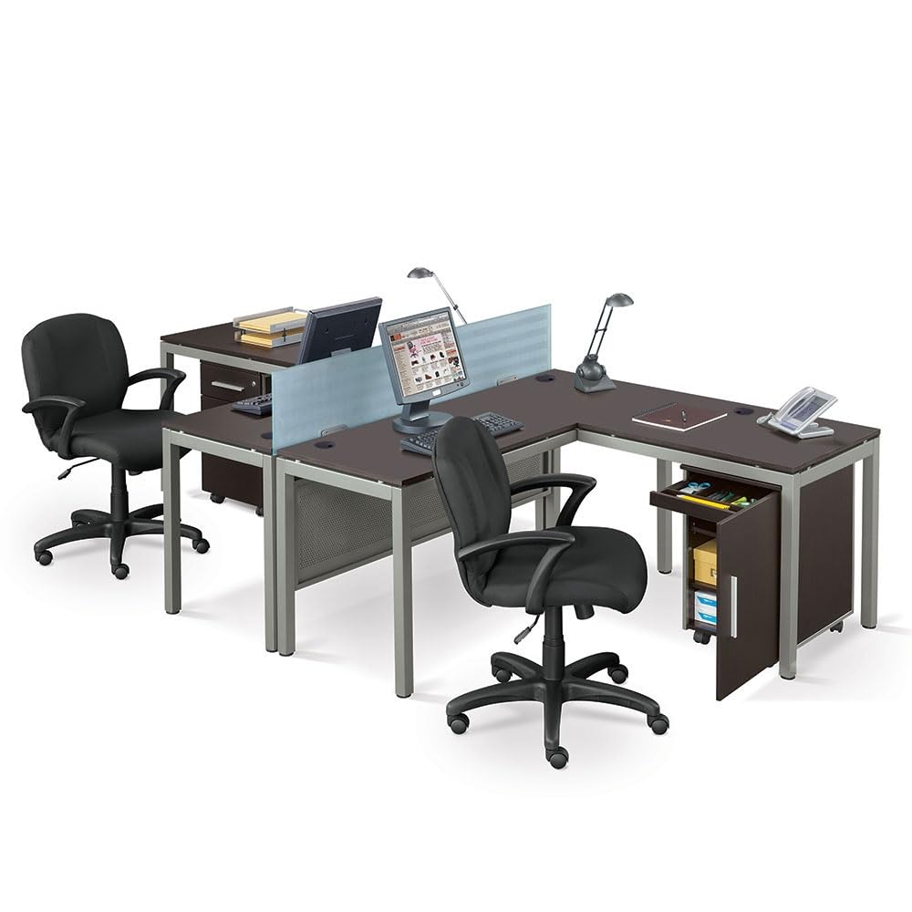 NBF at Work Reversible L-Shaped Executive Office Desk - 60