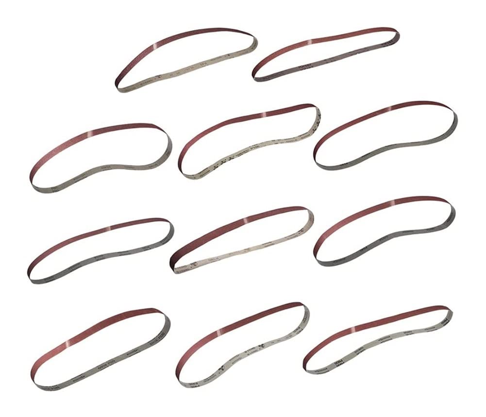 IVES Commercial 1x42 Inch 400 Grit Abrasive Sanding Belts for Belt Sanders - 3 Pack - Perfect for Woodworking, Metal Polishing & DIY Projects
