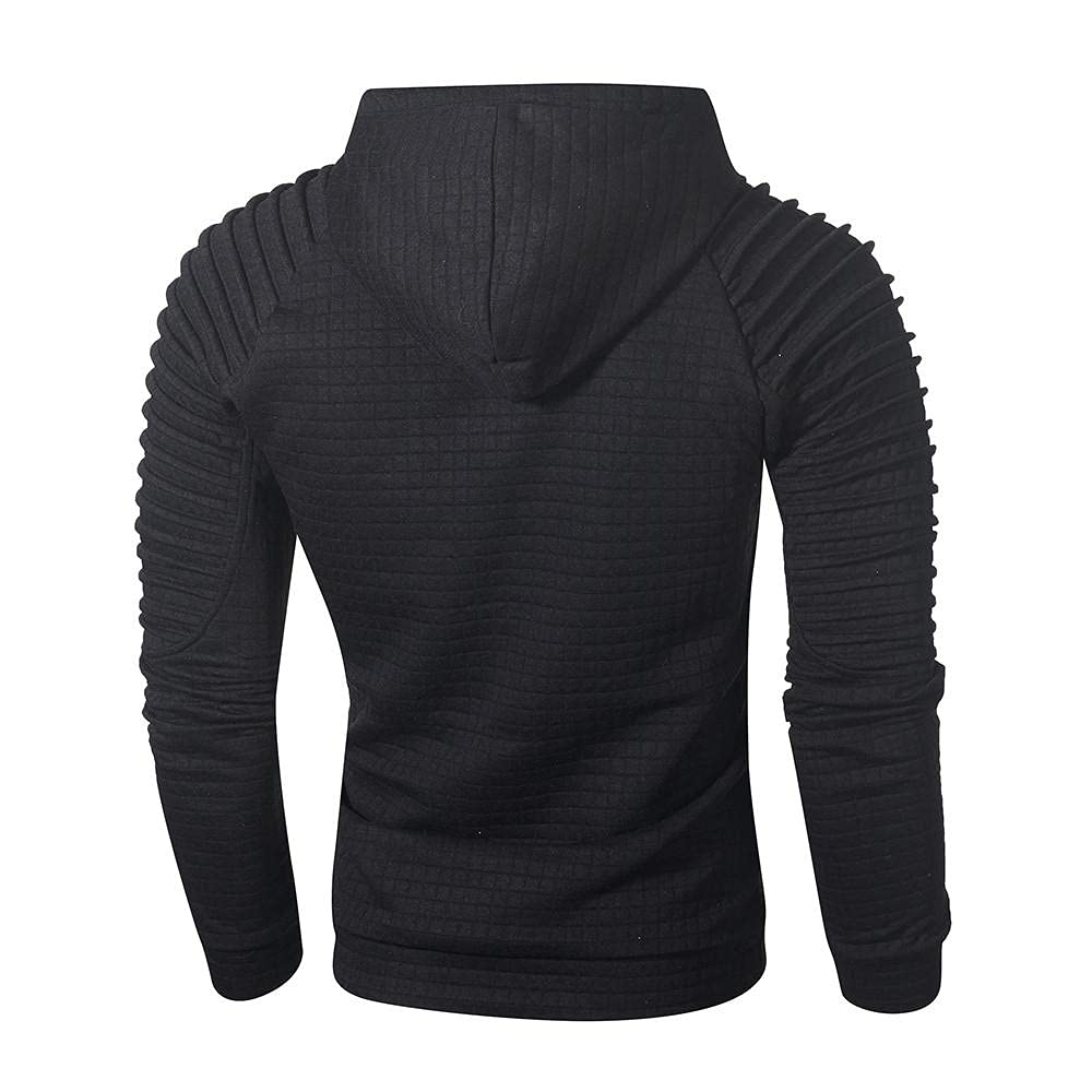 Men's Big & Tall Hooded Sweatshirt - Gym Athletic Pullover Hoodie with Solid & Plaid Options | Casual Wear, Workout & Outdoor Activities