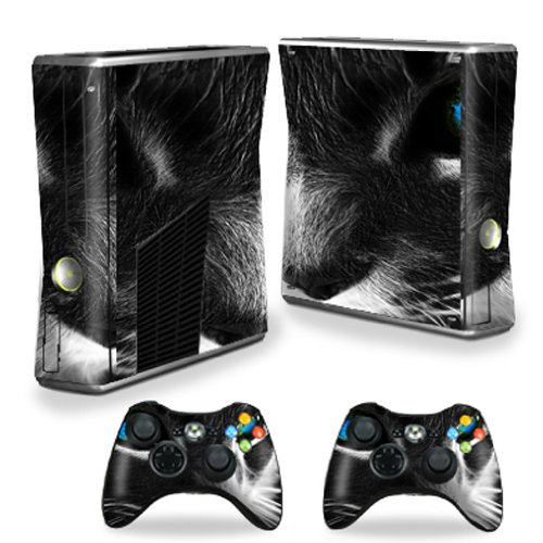 MightySkins Vinyl Decal Wrap Cover for X-Box 360 & Xbox 360 S Console - Cat Design | Protective Durable Skin | Easy to Apply & Remove | Made in USA | Perfect for Gaming Setups & Personalization