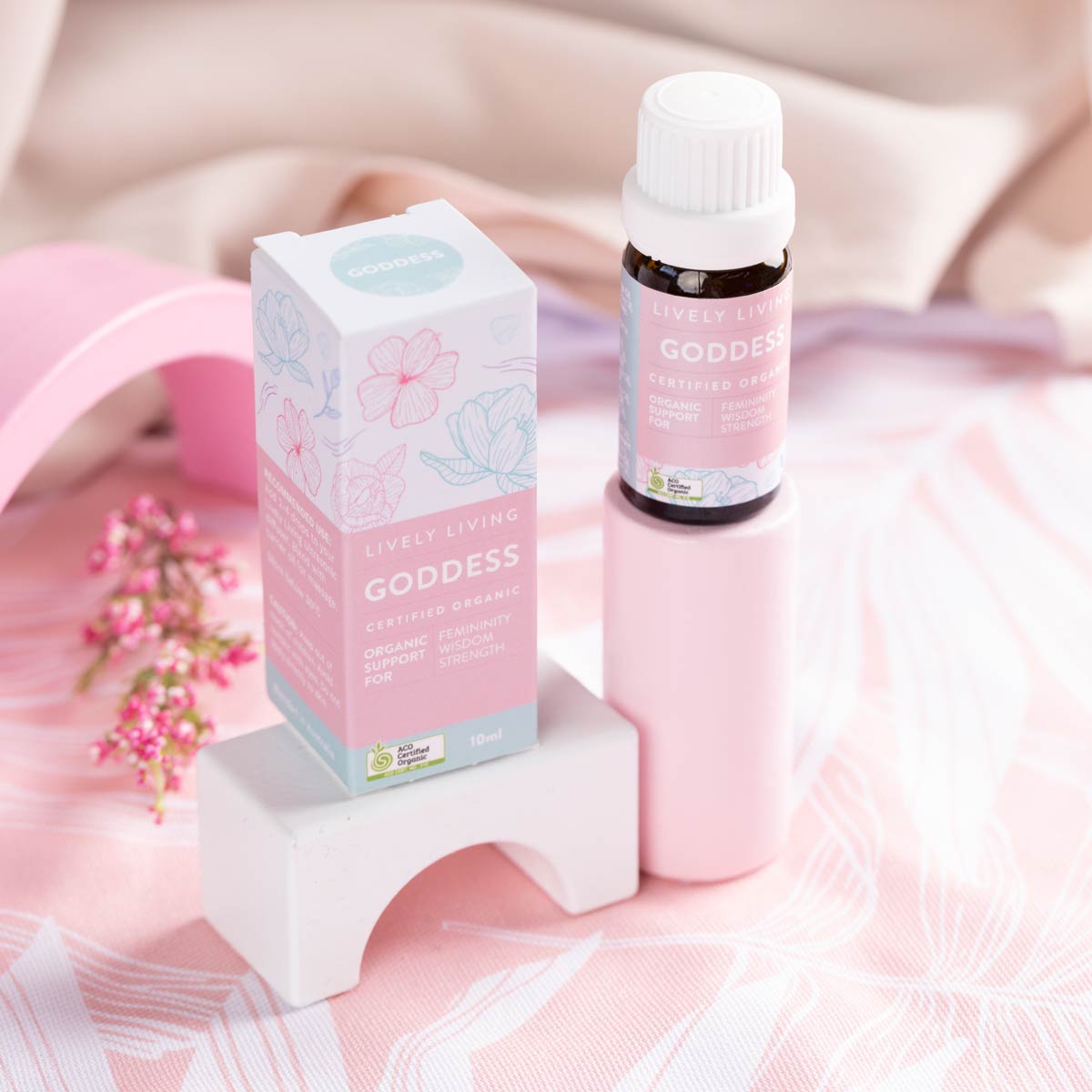 Organic Goddess Essential Oil - 10ml Pure Aromatherapy Oil for Relaxation, Stress Relief & Skin Care | Perfect for Diffusers, Massage & Home Spa