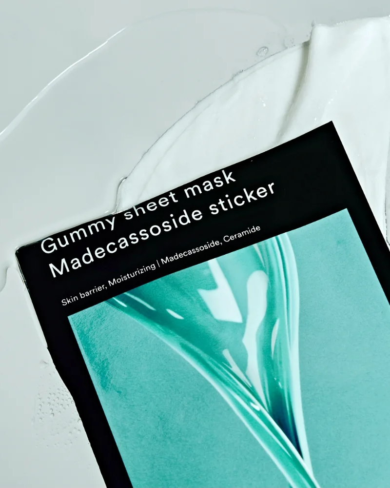 Abib Gummy Sheet Mask with Madecassoside - Hydrating & Soothing Face Mask for Glowing Skin | Korean Skincare for Dry & Sensitive Skin | Perfect for Night Routine & Self-Care Days