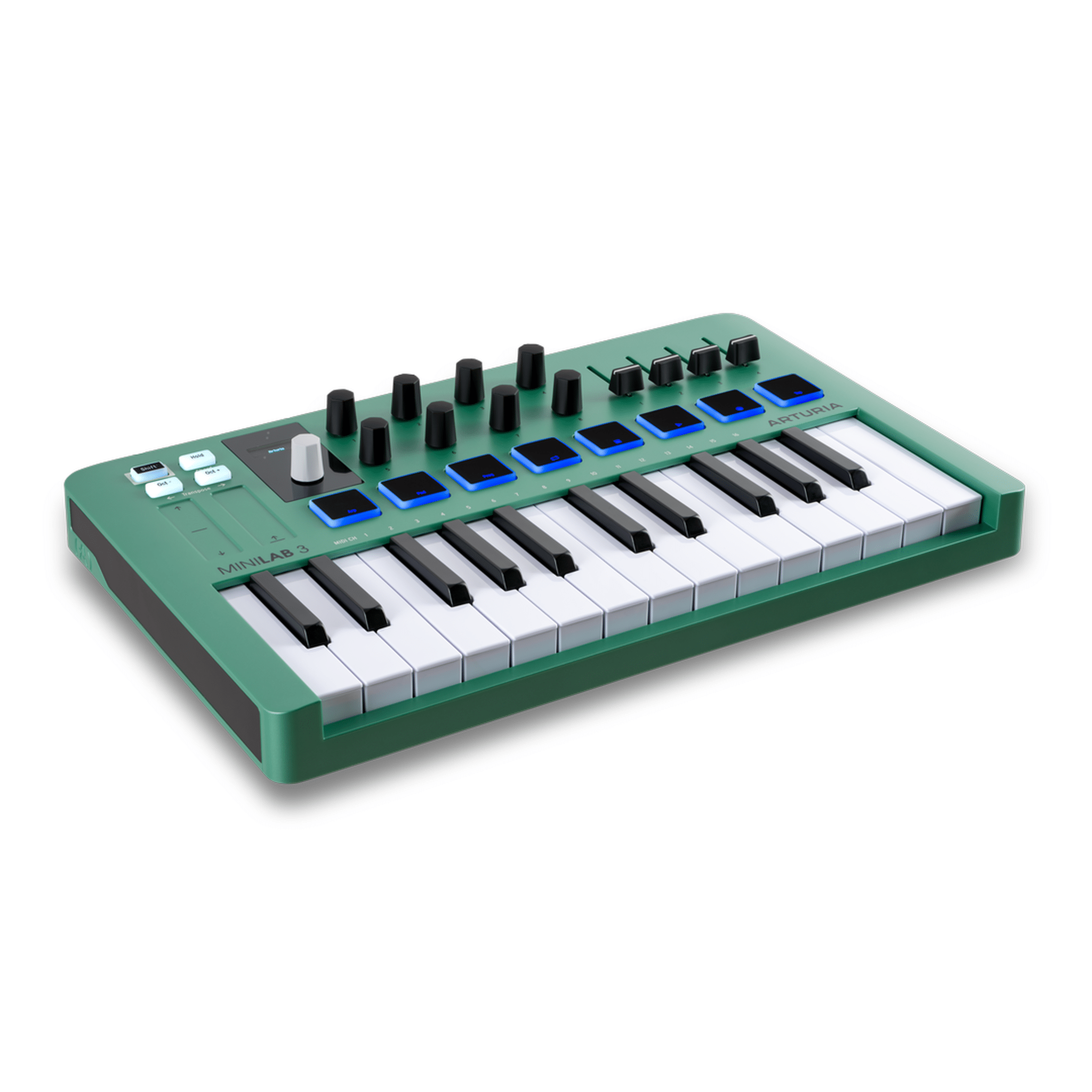 Arturia Minilab 3 25-Key MIDI Keyboard Controller - Limited Edition Mint Green | Portable Music Production for Home Studio & Live Performance