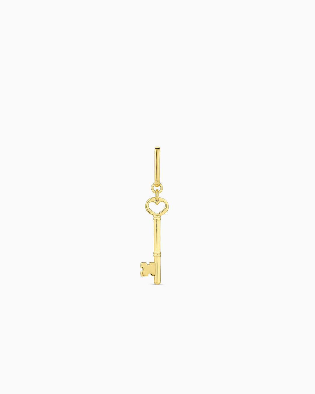 Heart Key Statement Charm Necklace - Elegant & Romantic Jewelry for Women - Perfect for Valentine's Day, Anniversary & Special Occasions
