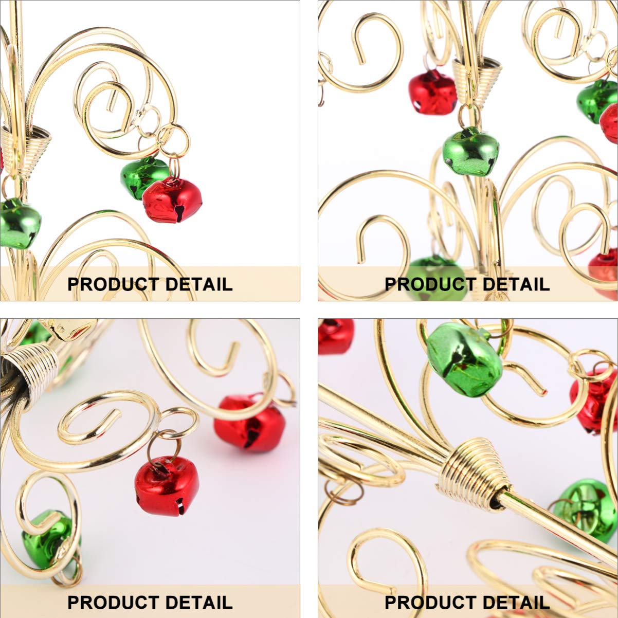 BESPORTBLE 1pc Wrought Iron Christmas Tree - Elegant Office & Hotel Decor, Miniature Xmas Tree for Desk, Workstation & Holiday Display - Perfect for Home, Office, Hotel & Gift Giving