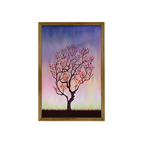 Brown Pink and Blue