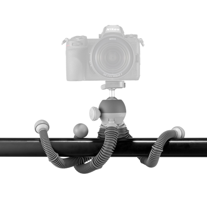JOBY Compact Action Tripod - Lightweight Portable Tripod Stand for DSLR, Mirrorless & Smartphone Cameras - Perfect for Travel, Vlogging & Outdoor Photography