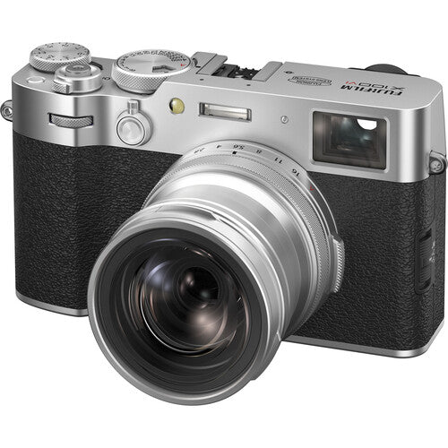 FUJIFILM X100VI Digital Camera 40.2MP APS-C Sensor - Silver | Compact & Lightweight for Travel, Street Photography & Vlogging