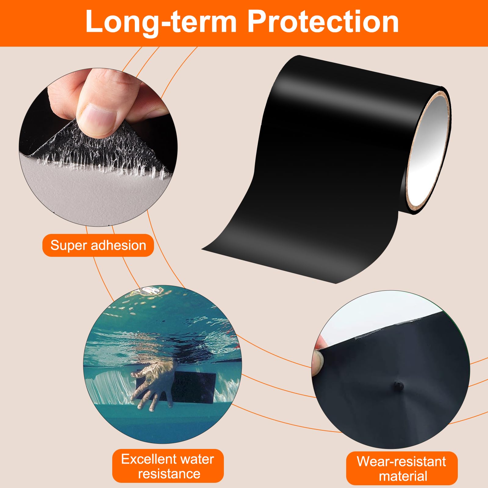PVC Waterproof Leak Repair Tape - 12
