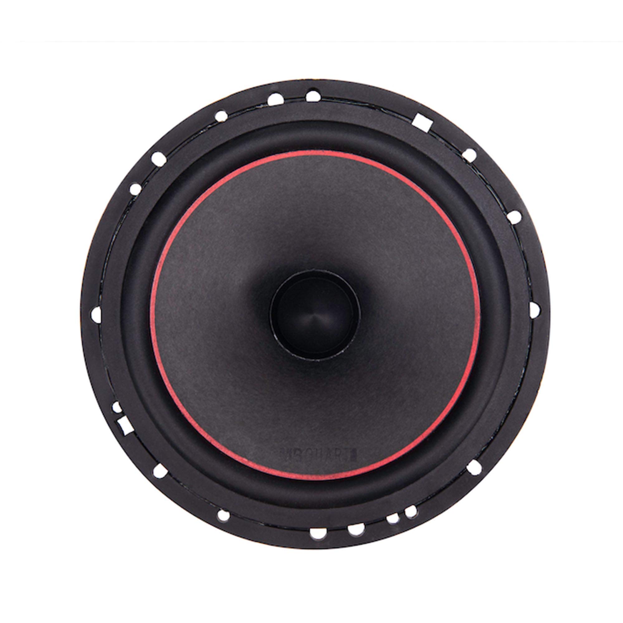 MB Quart RS1-216 6.5 Inch 2-Way Coaxial Car Speakers (Pair, Black) – 220W Power, 4 Ohm Impedance, Includes Grills – Premium Car Audio System for Clear Sound in Sedans, SUVs & Trucks
