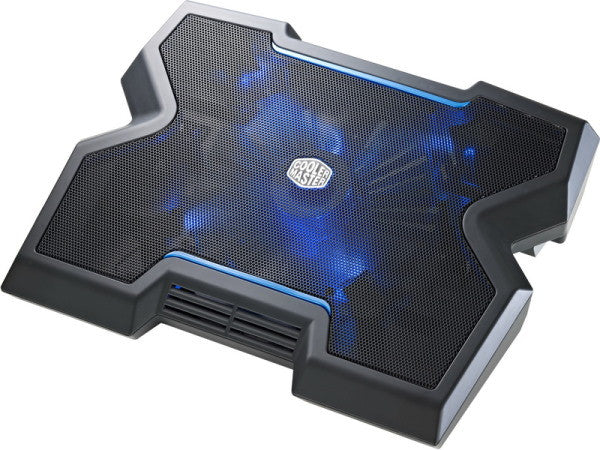 Cooler Master Notepal X3 Laptop Cooling Pad with 20cm Blue LED Fan - Perfect for Gaming, Office Work & Overheating Prevention