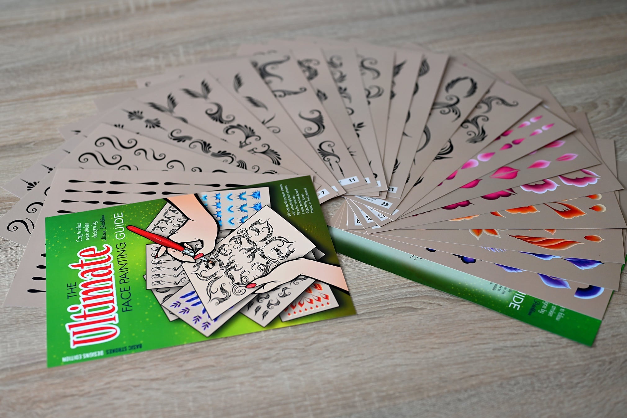 Ultimate Face Painting Guide: Basic Strokes by Milena - Perfect for Halloween, Birthday Parties & Cosplay