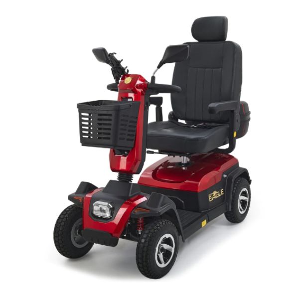 Golden Technologies Eagle 4 Wheel Mobility Scooter - Lightweight Electric Scooter for Adults & Seniors - Indoor/Outdoor Use for Shopping, Travel & Daily Mobility