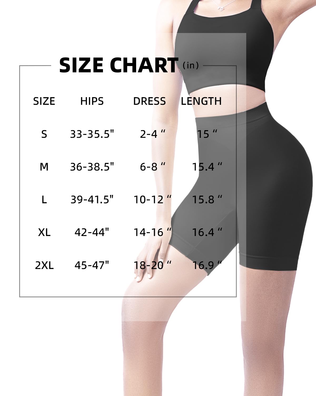 High Waisted Anti-Chafing Seamless Shorts for Women - 3 Pack | Invisible Under Dress Shapewear for Comfort & Modesty | Perfect for Summer Dresses, Skirts & Active Wear