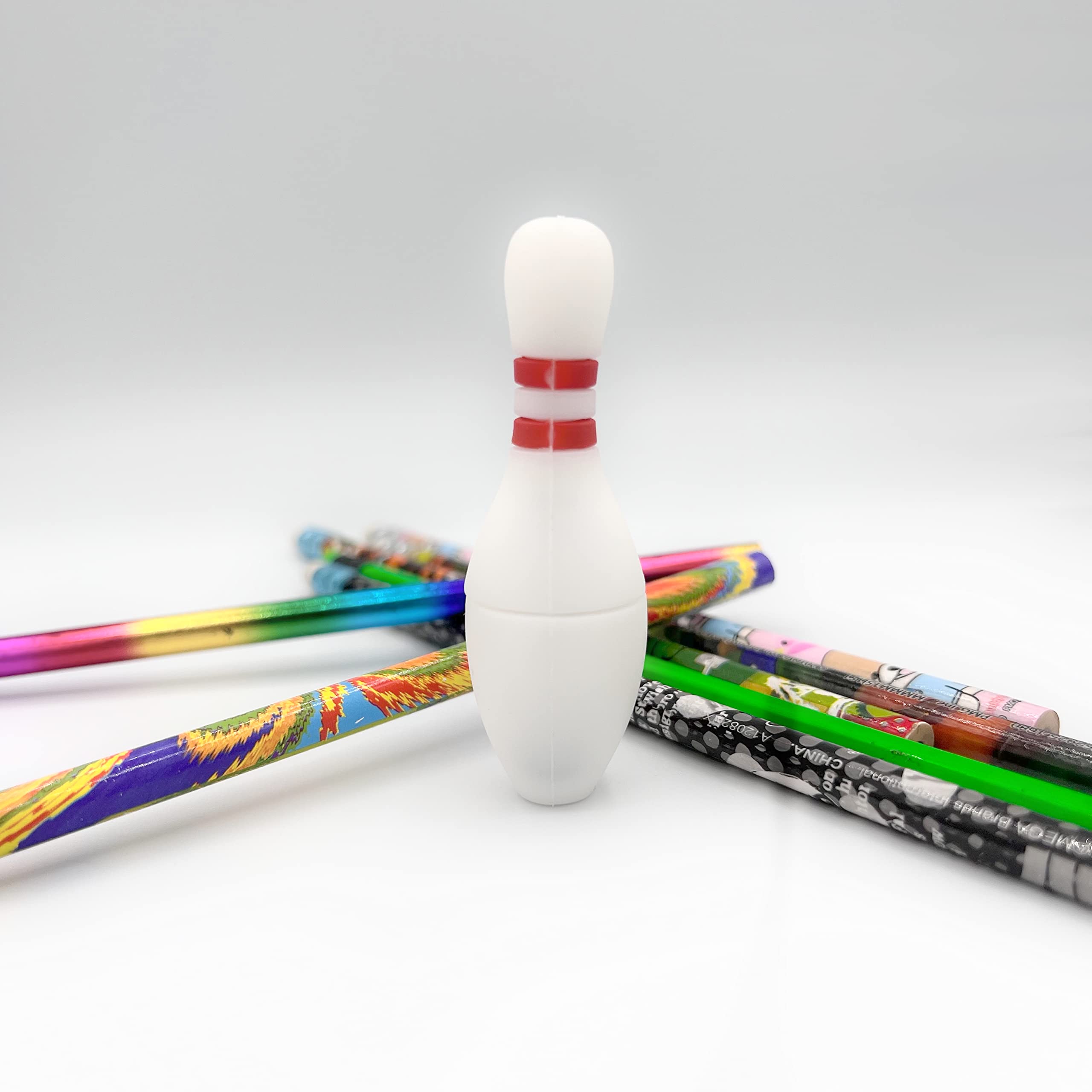 Bowling Pin Shaped USB Flash Drive - 32GB Cute Thumb Drive for Data Storage - Perfect for Students, Office & Gifts