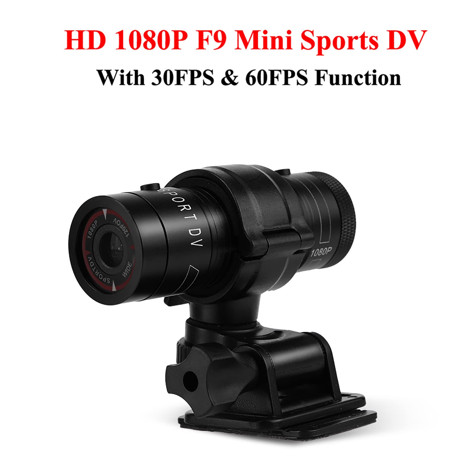 Mini Sport DV Camera - Portable HD 1080P Action Camera for Motorbike Helmet & Outdoor Activities | Wide Angle Lens, Waterproof Design | Perfect for Cycling, Skiing, Driving & Adventure Sports