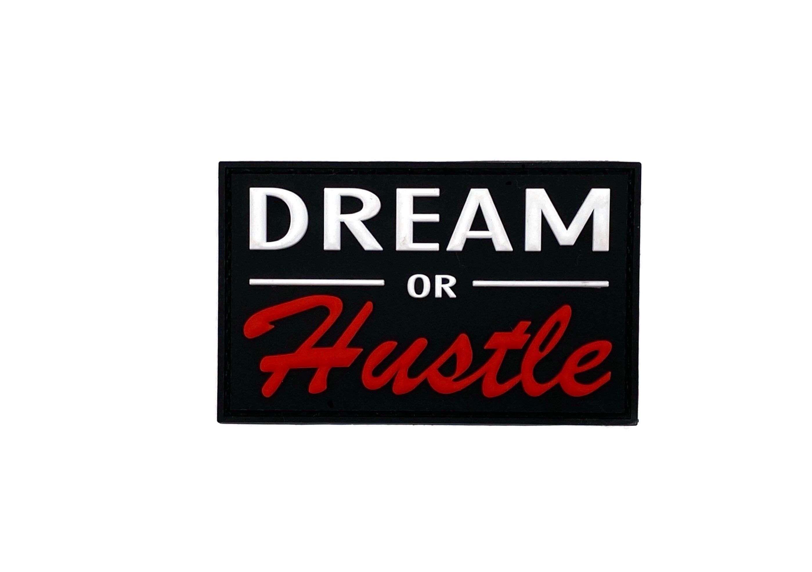Dream or Hustle Motivational Wall Art - Inspirational Home & Office Decor for Entrepreneurs - Perfect for Living Room, Bedroom or Workspace