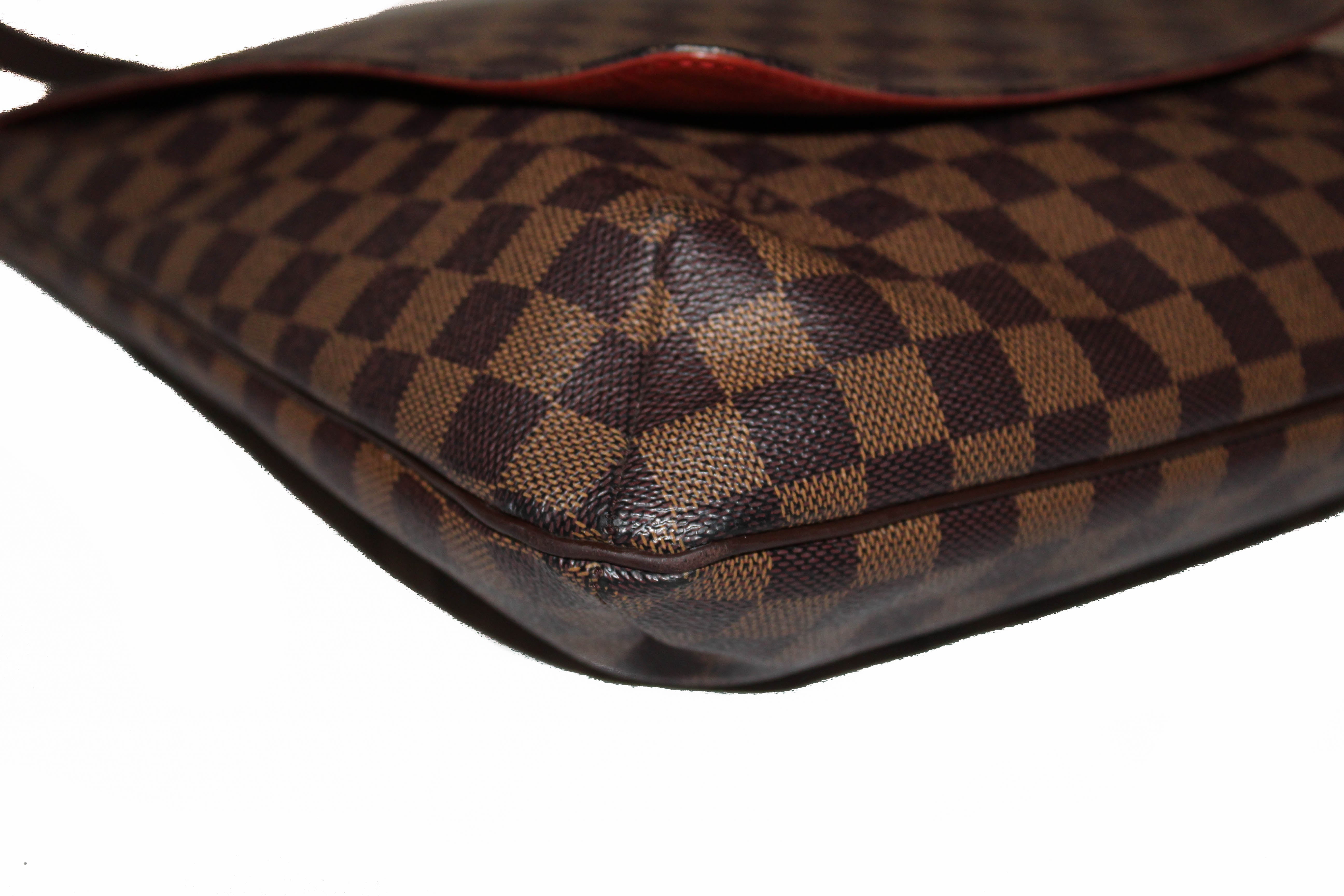 Authentic Louis Vuitton Damier Ebene Musette GM Messenger Bag for Women - Luxury Designer Crossbody Shoulder Bag for Work, Travel & Everyday Use