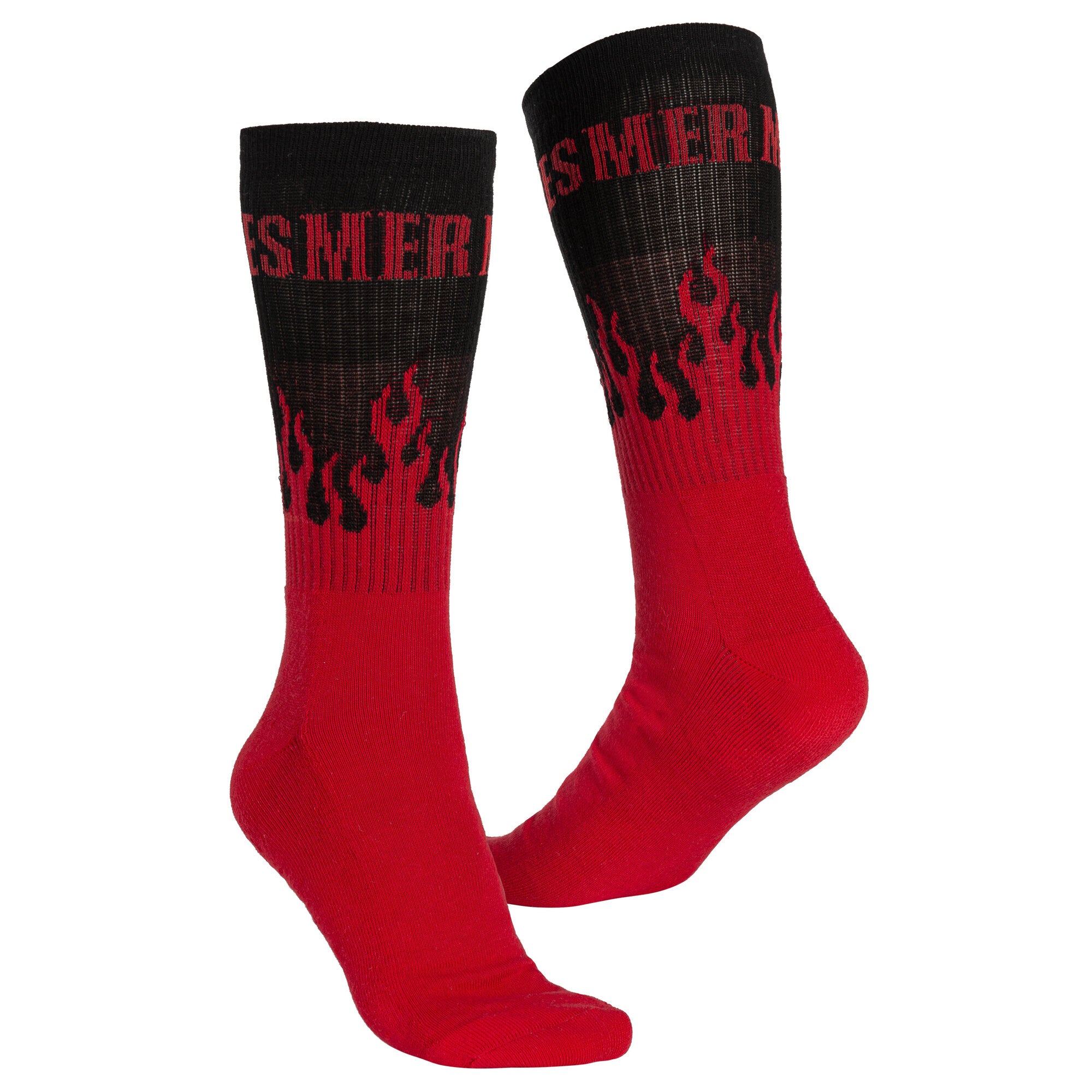 Mesmer Hot Socks for Women & Men - Red & Black Thermal Winter Socks - Perfect for Cold Weather, Hiking, and Outdoor Activities