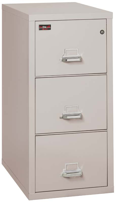 FireKing 3-Drawer Vertical Legal Fireproof File Cabinet - 2-Hour Fire Protection for Important Documents | Secure Storage for Home & Office Use