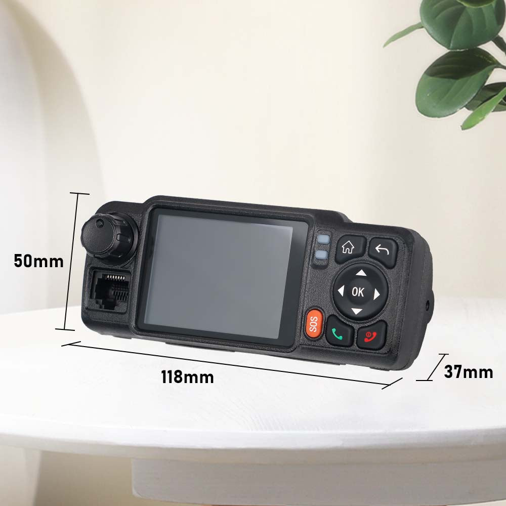 M6 Plus 2.4 Inch Touch Screen 4G PoC Two-Way Radio - Long Range Walkie Talkie for Construction, Security & Outdoor Adventures
