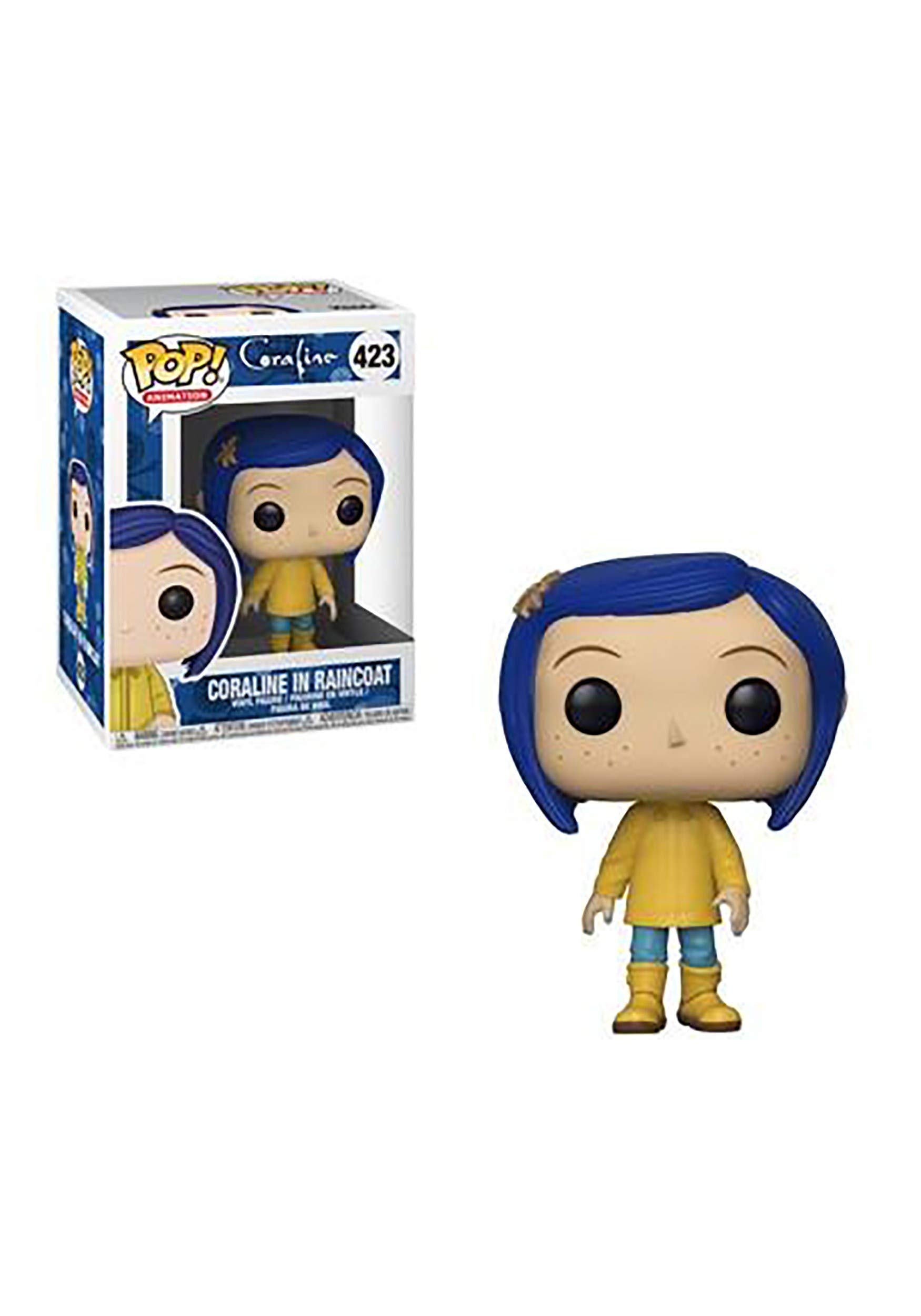 Funko Pop! Movies Coraline Collectible Vinyl Figure - Coraline in Raincoat, Multicolor Styles May Vary | Perfect for Movie Fans, Collectors & Home Decor Display