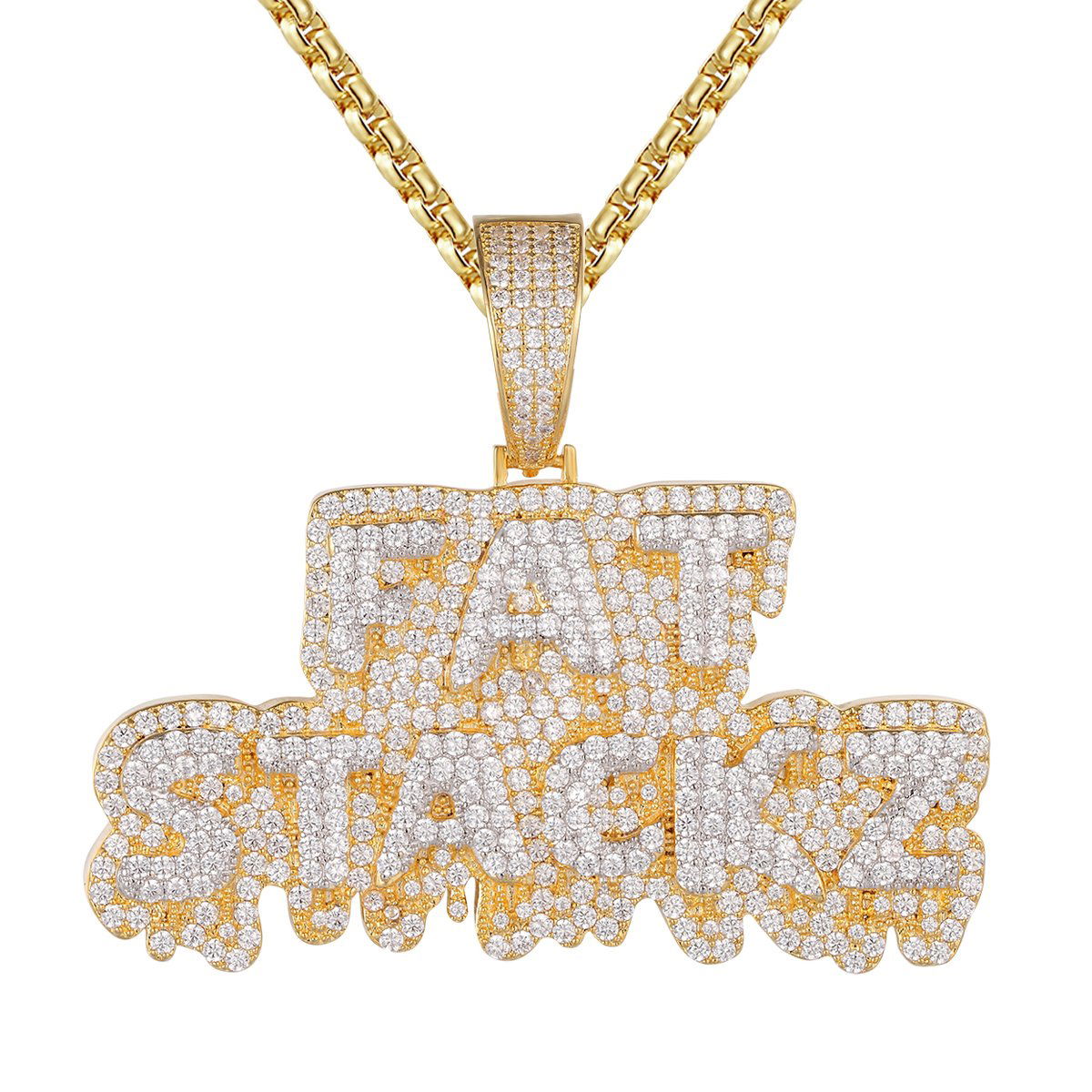 Men's Custom Icy Dripping Money Pendant Chain - Hip Hop Jewelry for Rappers & Streetwear Fashion | Perfect for Concerts, Music Videos & Bold Style Statements