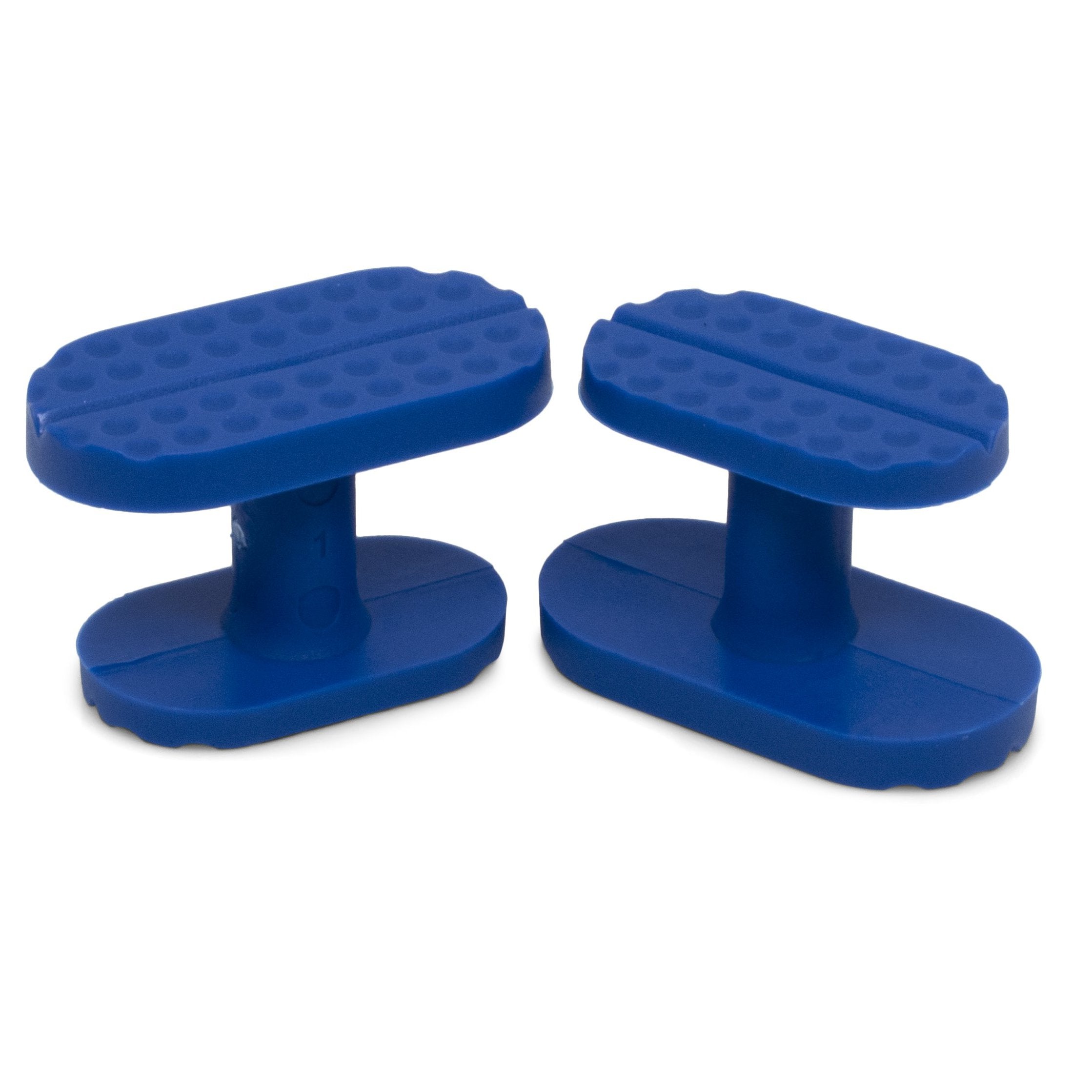 KECO 13x22mm & 14x26mm Blue Dimpled Dual Size Crease Tabs - 5 Pack for Notebooks, Planners, and Document Organization