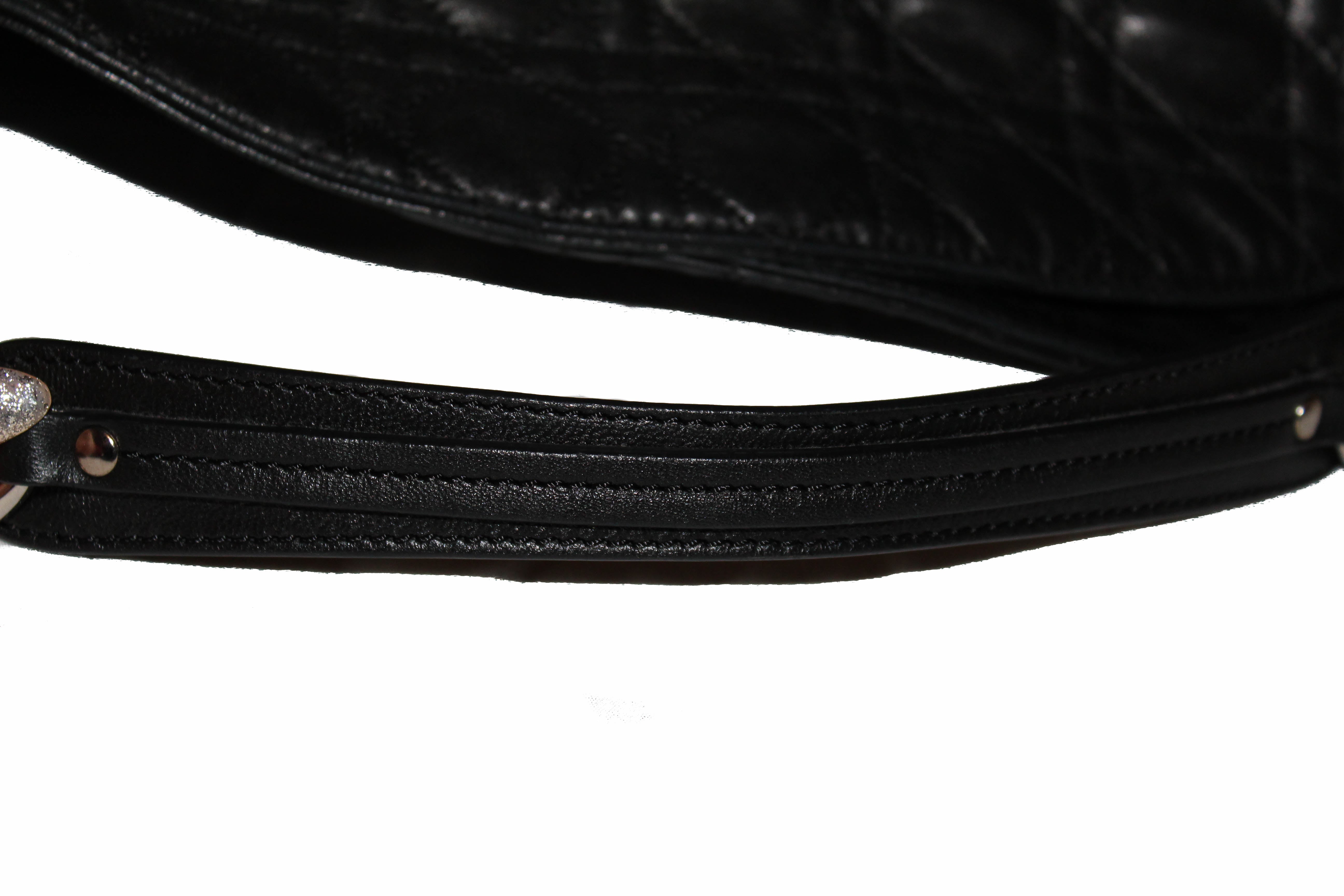 Authentic Christian Dior Black Lady Dior Cannage Quilted Lambskin Hobo Bag - Luxury Designer Handbag for Women, Perfect for Parties, Weddings & Evening Events