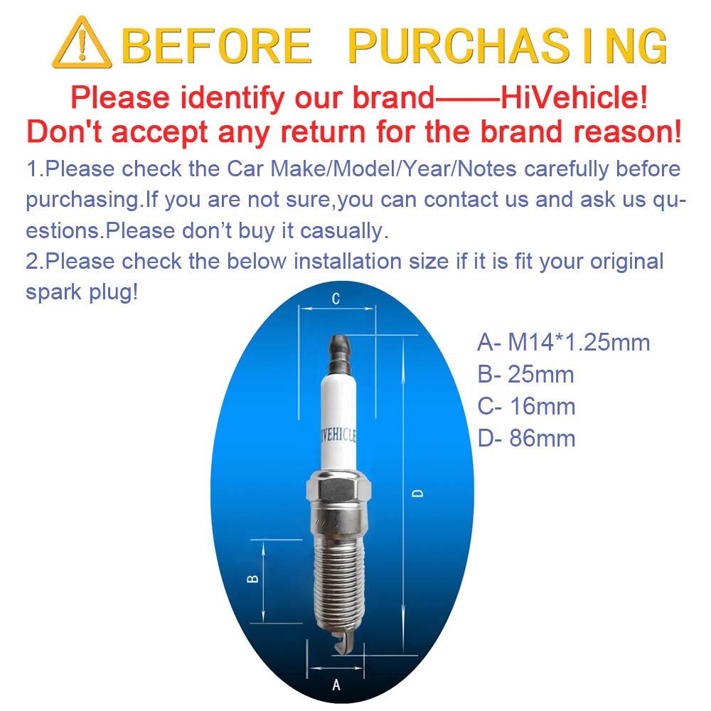 High-Performance Iridium Spark Plug V7410 (41-114, 12622441) - Compatible with GM, Chevrolet, Cadillac - Pack of 8 - Ideal for Engine Tune-Ups & Performance Upgrades