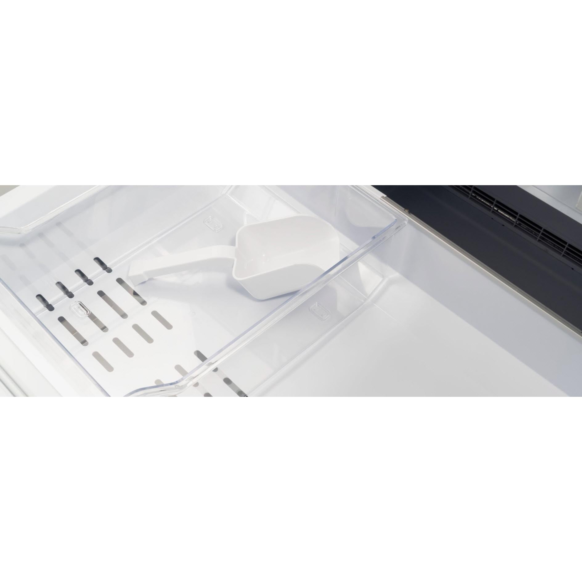 Bertazzoni 36 Inch Built-In Bottom Freezer Refrigerator - 19.8 cu.ft Capacity with Automatic Ice Maker | Stainless Steel French Door Design | Perfect for Modern Kitchens & Open-Concept Homes (Model REF36BMBZPNV)