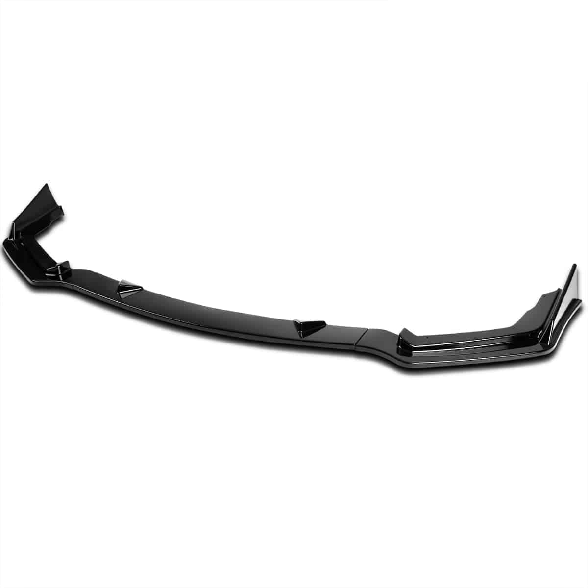 2014-2017 Infiniti Q50 Sport Front Lip Spoiler - 3 Piece Set in Glossy Black or Carbon Fiber Print - Enhance Style & Aerodynamics for Street Racing & Car Shows