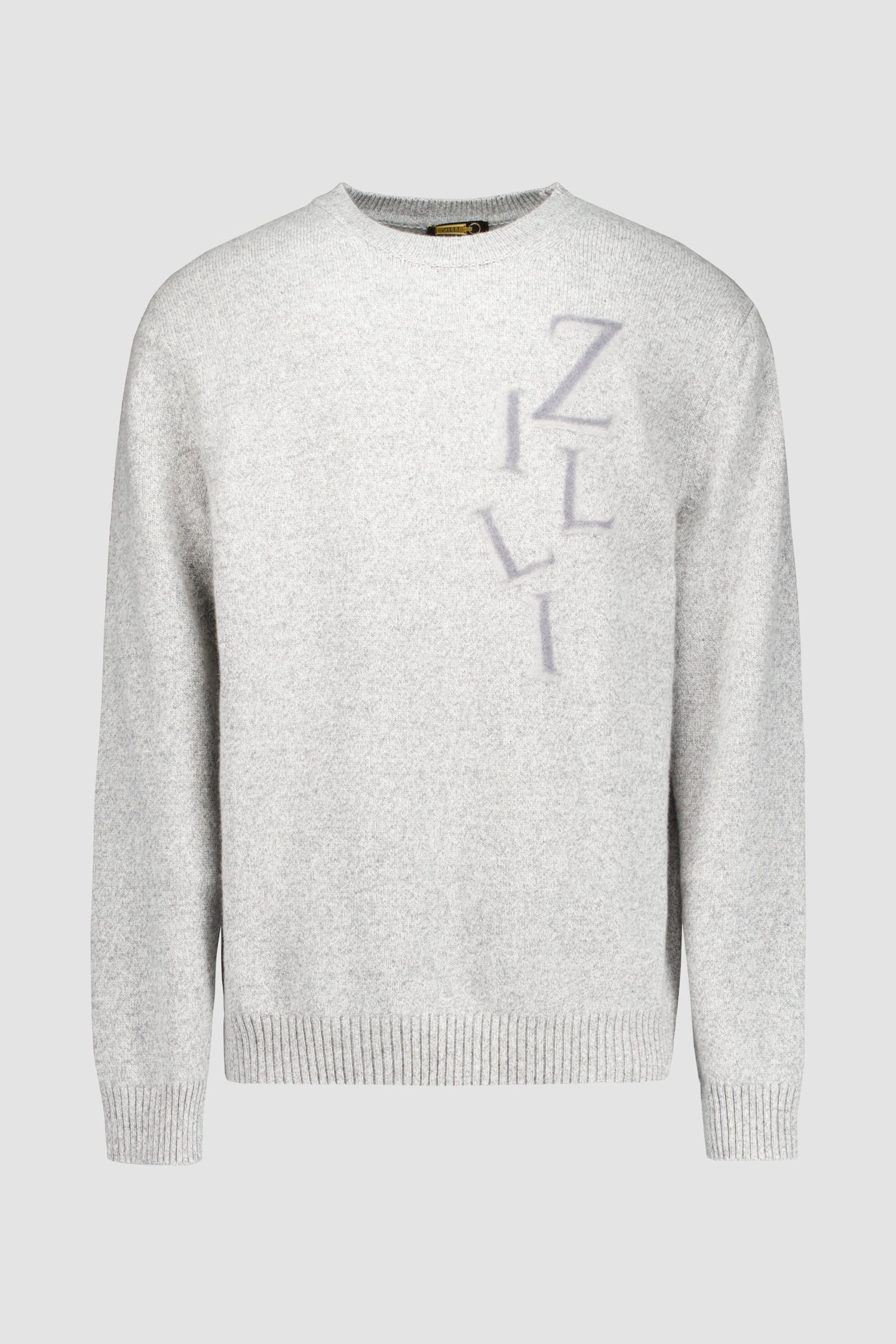 Zilli Grey Round Neck Sweater for Women - Soft Knit Pullover Casual Winter Sweater | Perfect for Office, Date Night & Holiday Outfits