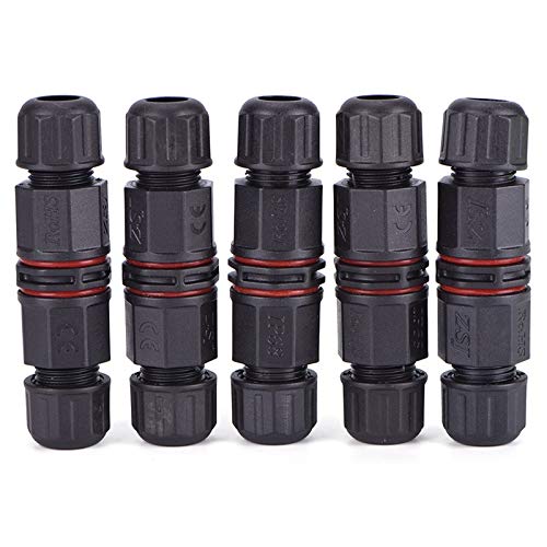 Waterproof 3 Pin Outdoor Plug Socket - IP67 Electrical Connector for Garden & Pool Use