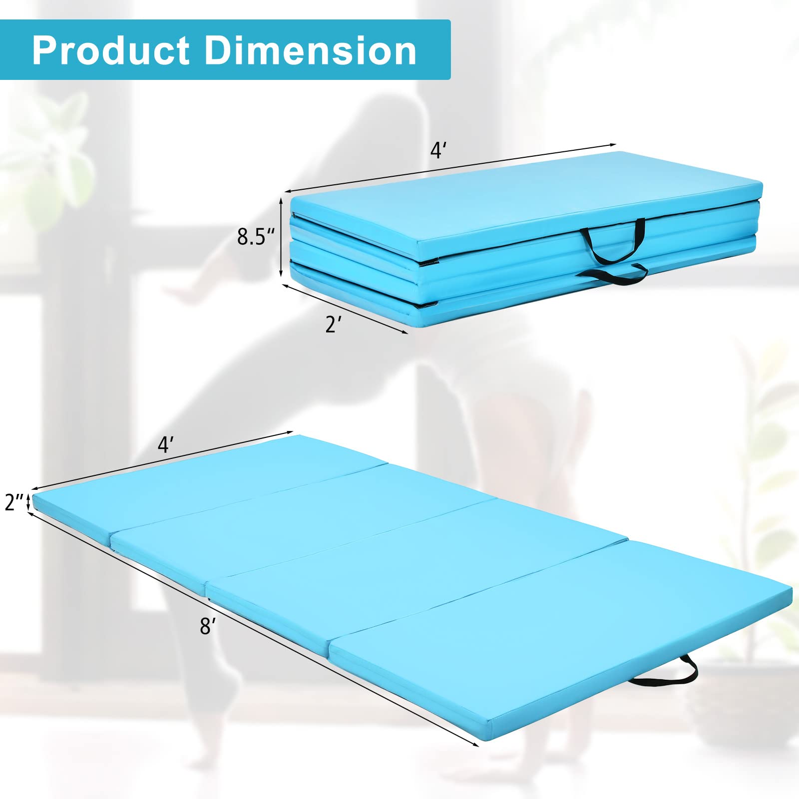 Goplus 8' x 4' x 2
