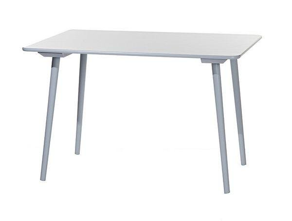Ironica Modern Dining Table by Ton - Solid Wood Kitchen Table for 6 with Sleek Design - Perfect for Family Meals, Dinner Parties & Small Space Dining Rooms